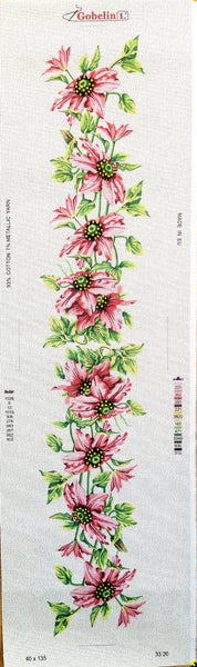 Printed  Canvas for Embroidery Table Running tapestry  33.20 (16"x54") GobelinL