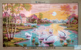 Swans. (32"x52") A2025 by GobelinL