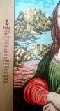 Mona Lisa by Lionardo De Vinci. (19"x24") 14.829 by GobelinL