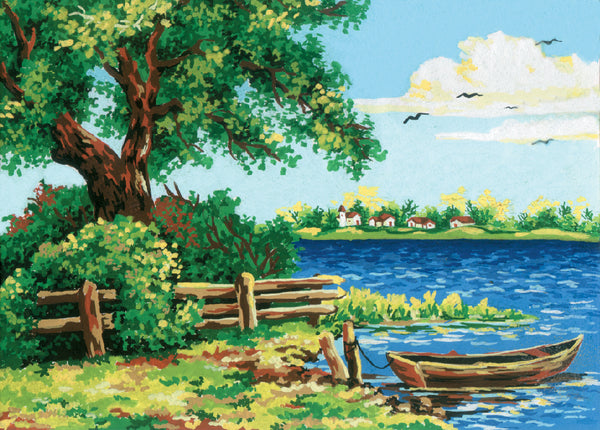 Landscape. (12"x16") 10196 by Collection D'Art.