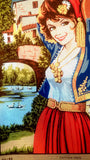 Girl cares water. (26"x34") C1833 by GobelinL