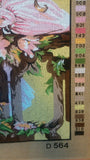 Portrait of girl seats on chair. (18"x24") D564 by GobelinL