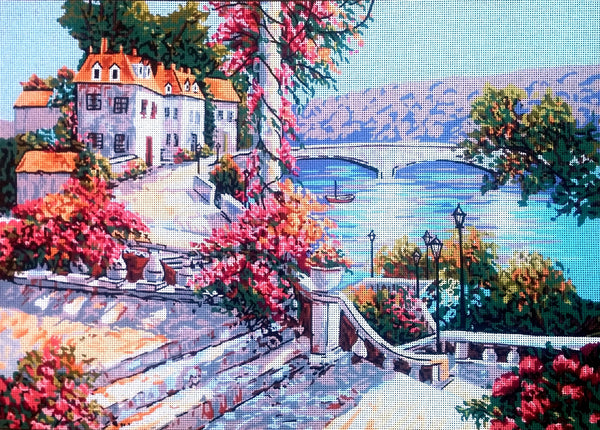 MEDITERRANEAN SPLENDOR. (24"x30") 10.541 by GobelinL