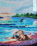 Mermaid. (20"x24") 11526 by Collection D'Art