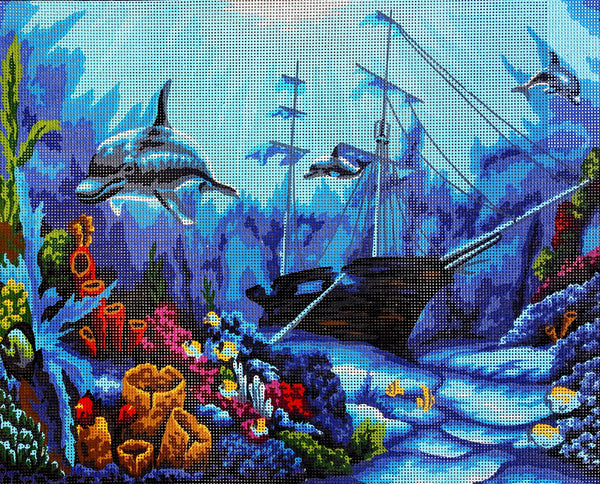 Sea. (20"x24") 11519 by Collection D'Art