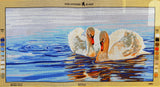 Swans. (24"x43") 13983 by Collection D'Art