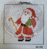 Printed Canvas for Cross Stitch Embroidery Kit - Santa Claus 6"x6" 44.302 by GobelinL