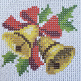 Printed Canvas for Cross Stitch Embroidery Kit - Christmas Tree 6"x6" 44.304 by GobelinL