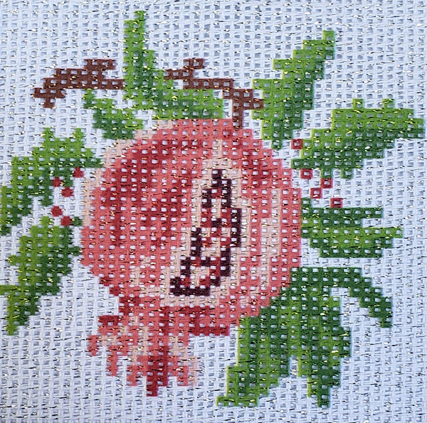 Printed Canvas for Cross Stitch Embroidery Kit - Christmas Tree 6"x6" 44.306 by GobelinL