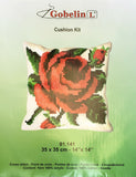 Painted canvas Cushion Cross Stitch Kit "Flower" (18"x18") 01.141 by GobelinL