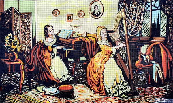 Playing Music. (28"x40") J1842 by GobelinL