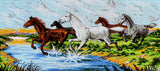 Horses (24"x49") B1255 by GobelinL