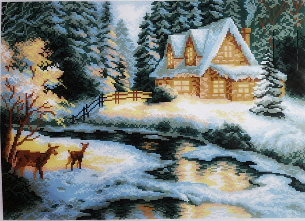 Taiga house. (15"x19") PA0643 by Collection D'Art