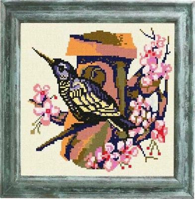 Starling in nest boxes. (20"x24") BE-01 by Charivnytsya