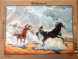Runing horses. (24"x32") C938 by GobelinL