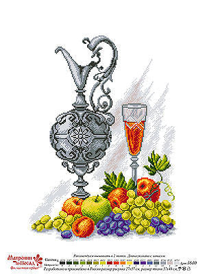 Green wine. (15"x19") 1610 by Matrenin Posad
