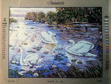 Swans. (24"x19") 14.820 by GobelinL