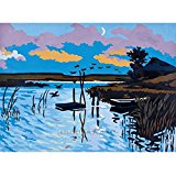 River. (12"x16") 6079 By Collection D'Art