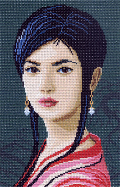 Girl. (11"x15") 872 by Matrenin Posad