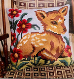 Painted canvas Cushion Cross Stitch Kit (18"x18") 05.20 by GobelinL