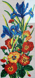 Flowers. (12"x24") 8013W by Collection D'Art.