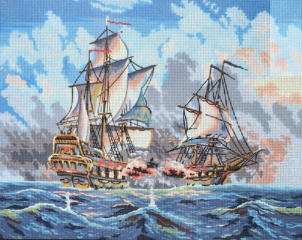 Battleships. (20"x24") 11473 by Collection D'Art