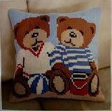 Painted canvas Cushion Cross Stitch Kit (18"x18") 05.16 by GobelinL