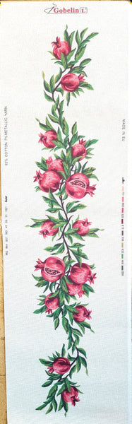 Printed  Canvas for Embroidery Table Running tapestry  33.17 (16"x54") GobelinL
