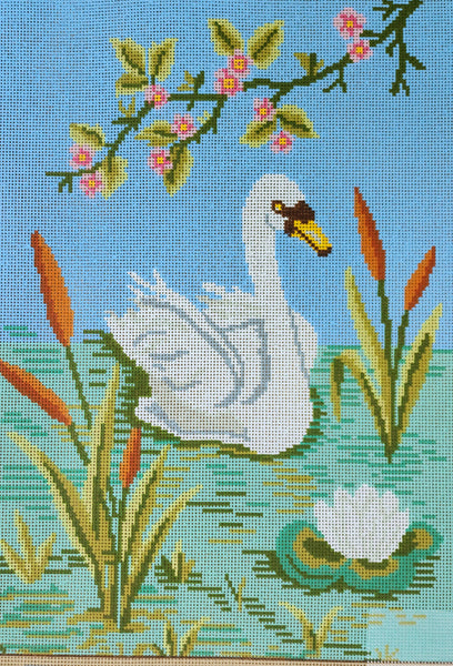 Swan (18"x24") 14.868 by GobelinL