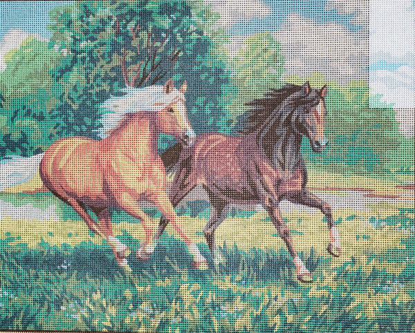 Horses. (20"x24") 11881 by Collection D'Art