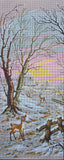 Winter. (16"x32") H322 GobelinL