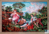 Young ladies with animals. (36"x52") 12.463 by GobelinL