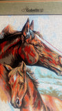 Horses. (16"x20") 40.104 by GobelinL
