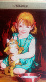 Girl with Cat. (18"x24") 14.835 by GobelinL