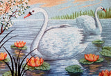 Swans. (16"x20") E300 GobelinL