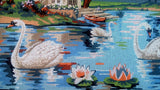 Swans. (18"x24") D450 by GobelinL