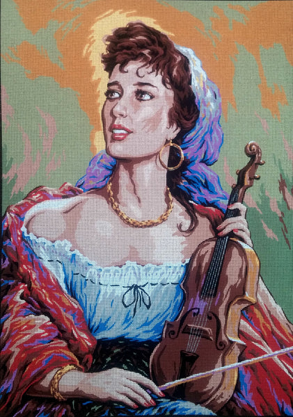 Young lady with the violin. (24"x32") C921 by GobelinL