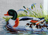 Duck and ducklings. (16"x20") 10450 by Collection D'Art
