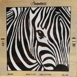 Zebra. (20"x20") 46.383 by GobelinL