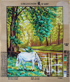 White Horse. (20"x24") 11384 by Collection D'Art