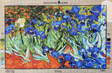 Irises, (Van Gogh). (24"x36") 14282 by Collection D'Art