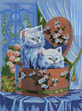Cats. (16"x20") 10389 by Collection D'Art.