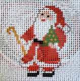 Printed Canvas for Cross Stitch Embroidery Kit - Santa Claus 6"x6" 44.302 by GobelinL