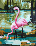 Flamingos. (20"x24") 14.870 by GobelinL