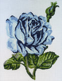Printed Canvas for Half Cross Stitch Embroidery Kit - Flower 8"x10" 43.101 by GobelinL