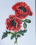 Printed Canvas for Half Cross Stitch Embroidery Kit - Flower 8"x10" 43.106 by GobelinL