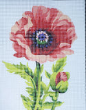 Printed Canvas for Half Cross Stitch Embroidery Kit - Flower 8"x10" 43.111 by GobelinL
