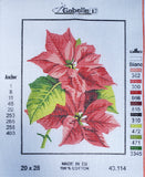 Printed Canvas for Half Cross Stitch Embroidery Kit - Flower 8"x10" 43.114 by GobelinL