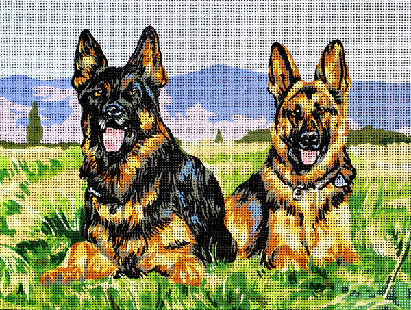 Dogs (16"x20") 40.114 by GobelinL