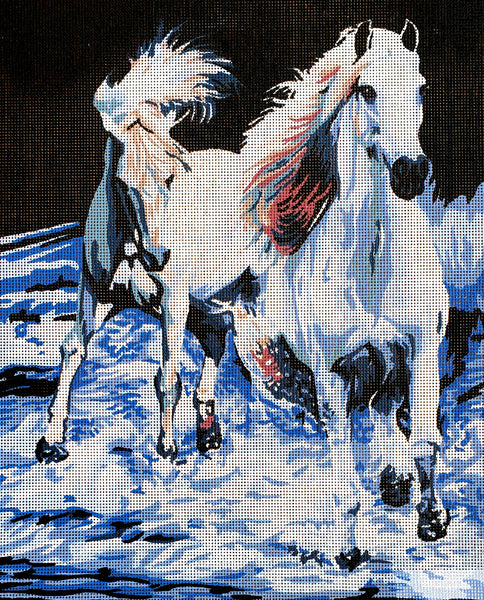 Horses (20"x24") 14.858 by GobelinL